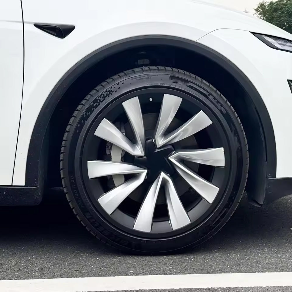 TESLA 2025 Model Y Juniper ABS+PC 20 Inch Wheel Hub Protection Ring - 1 SET (4PCS)