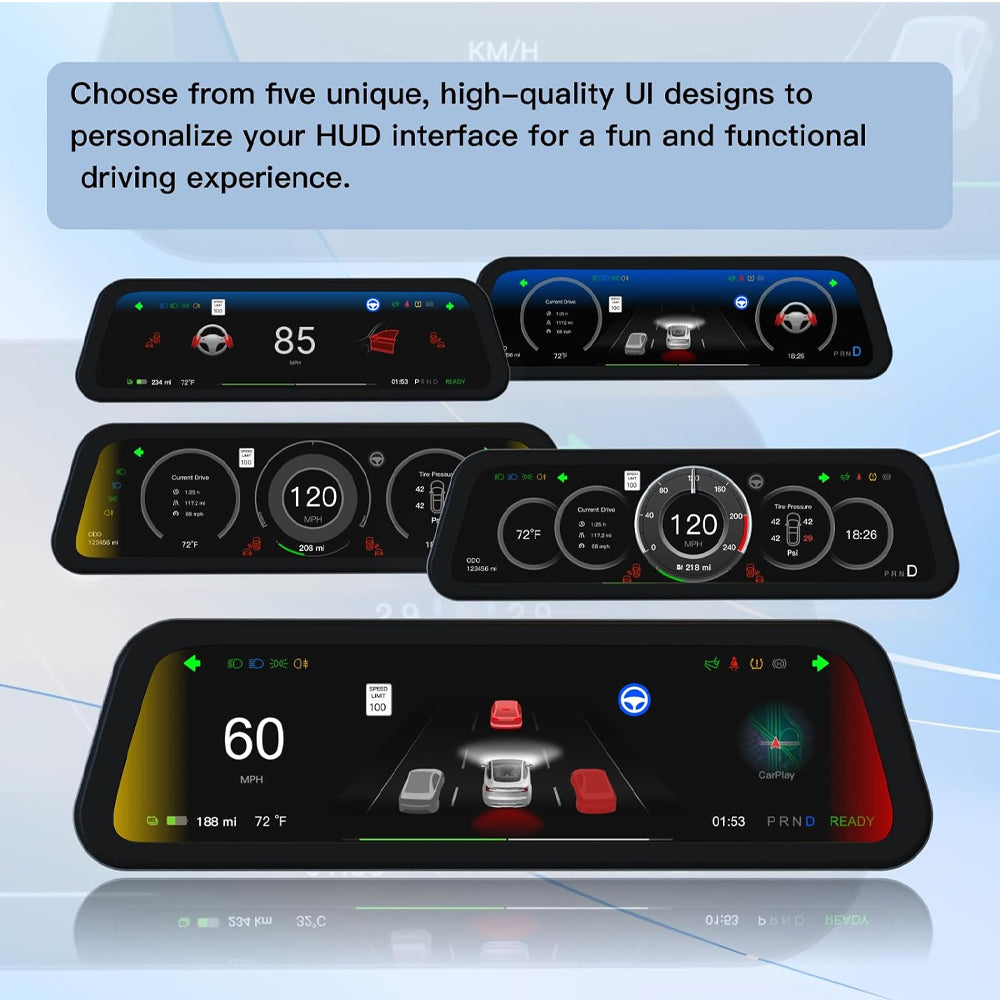TESLA 2025 Model Y Juniper Interior 9.6 Inch Digital Cluster Display Dashboard Screen