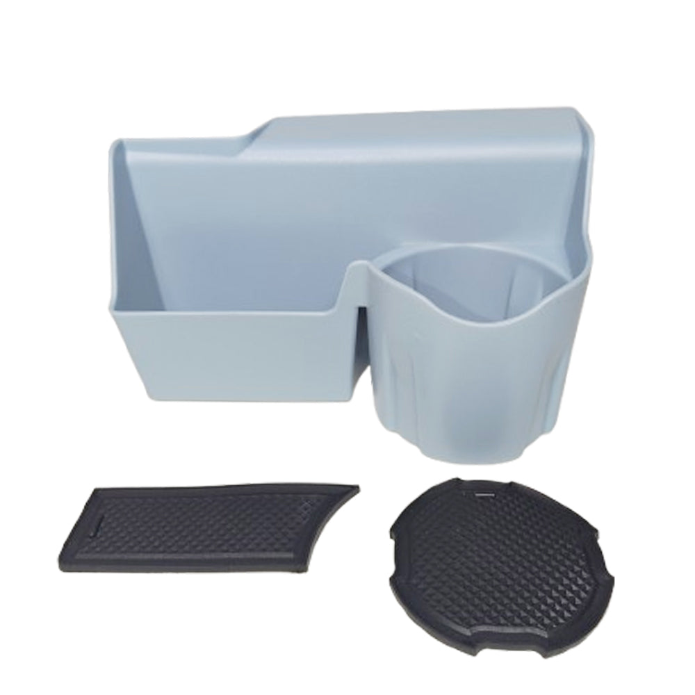 BYD Seagull Car Passenger Scratch Resistant Non-Slip Water Cup Organizer - Light blue