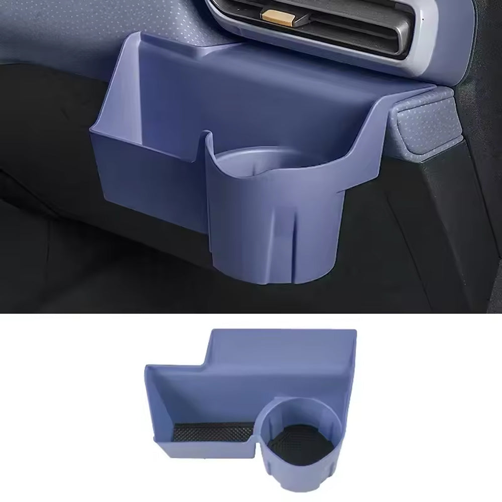 BYD Seagull Car Passenger Scratch Resistant Non-Slip Water Cup Organizer - Blue