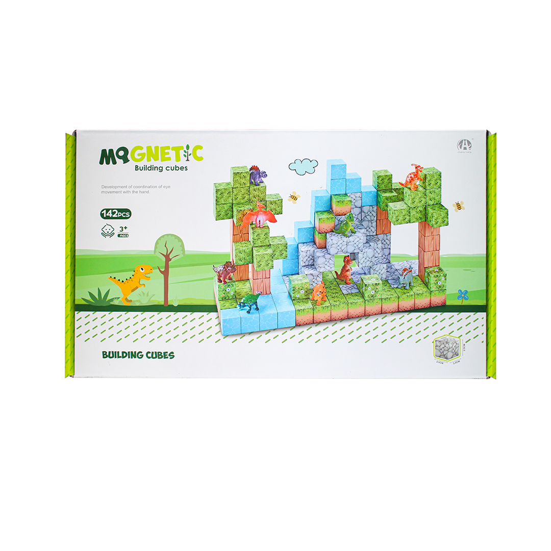 Magnetic Building Blocks Educational Puzzle Toy Animal/Dino Theme