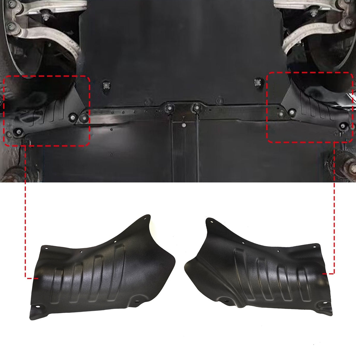 TESLA Model 3 Coolant Guard Plate 1 SET (2PCS)