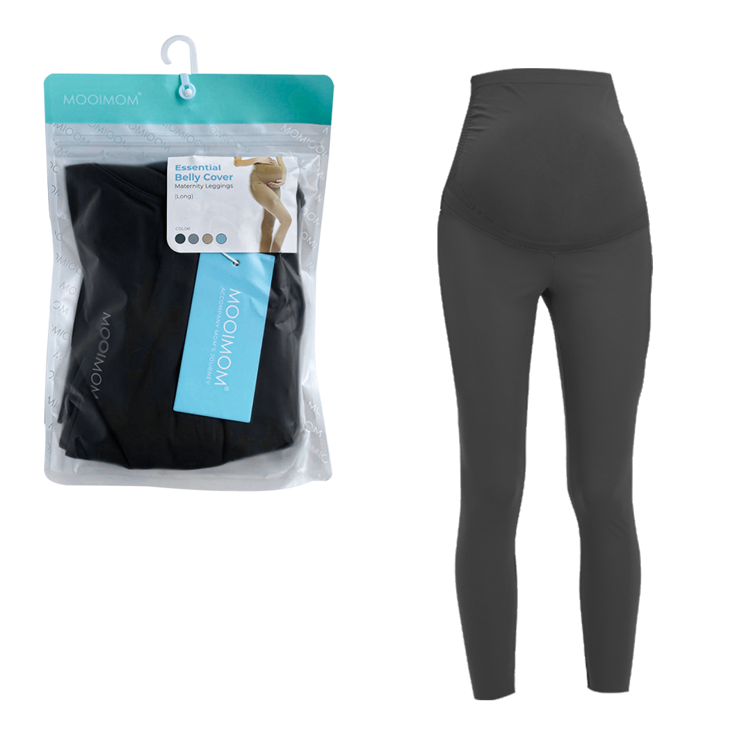 MOOIMOM Essential Belly Cover Maternity Leggings (Long)
