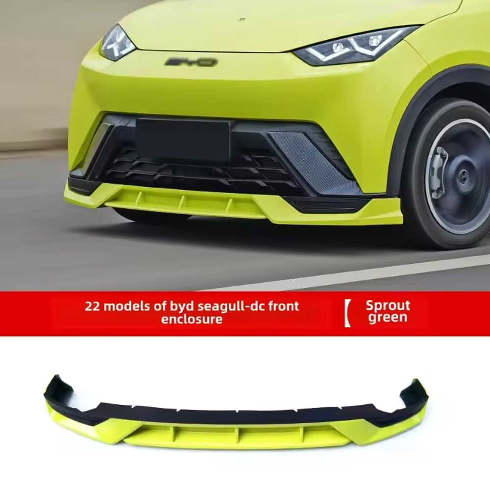 BYD Seagull Body Kit Front Chin and Rear Chin - 1 SET (2PCS) - Yellow Green