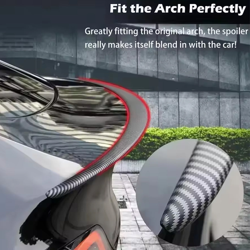 TESLA 2025 Model Y Juniper ABS High Performance P Version Carbon Fiber Rear Spoiler - Glossy