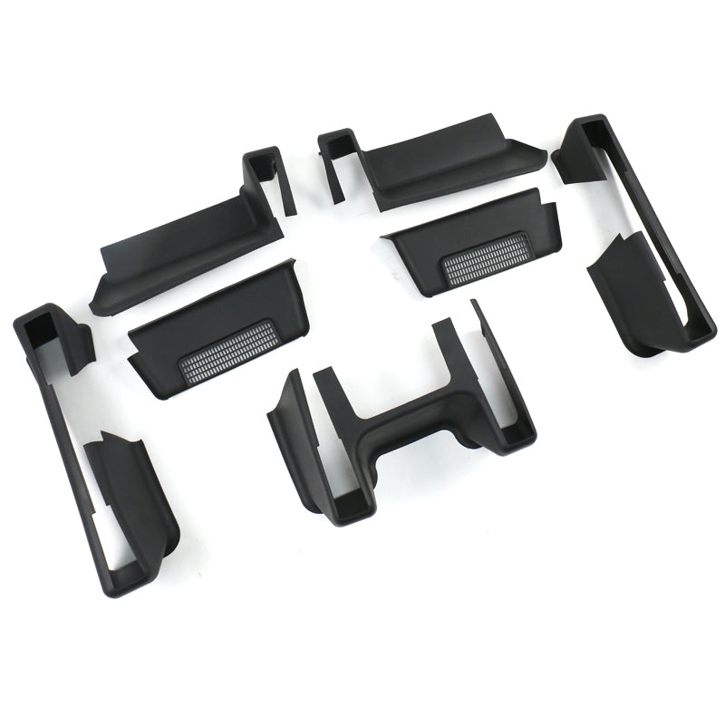 TESLA 2025 Model Y TPE Under Seat Corner Rail Full Protector - 1SET (7PCS)