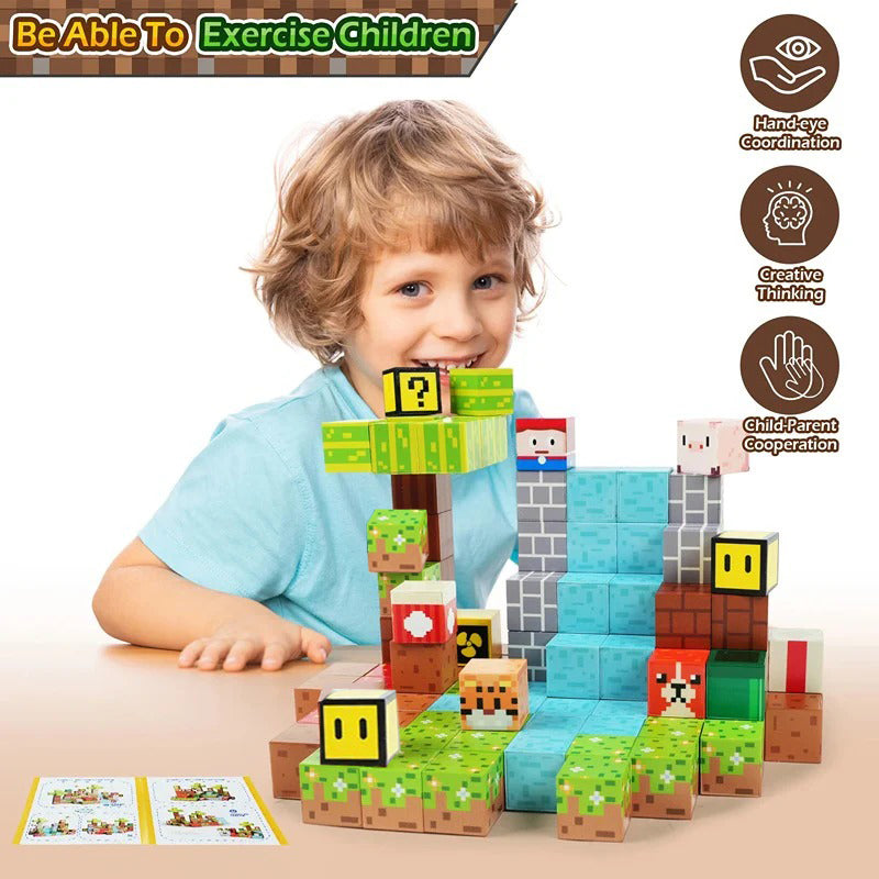 Magnetic Building Blocks Educational Puzzle Toy