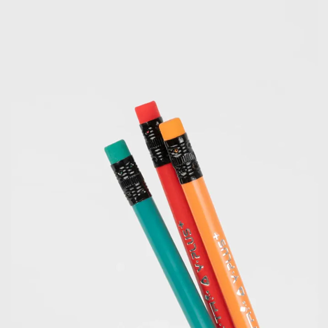 Y-Plus+ WE-TRI Erasable Color Pencil With Sharpener