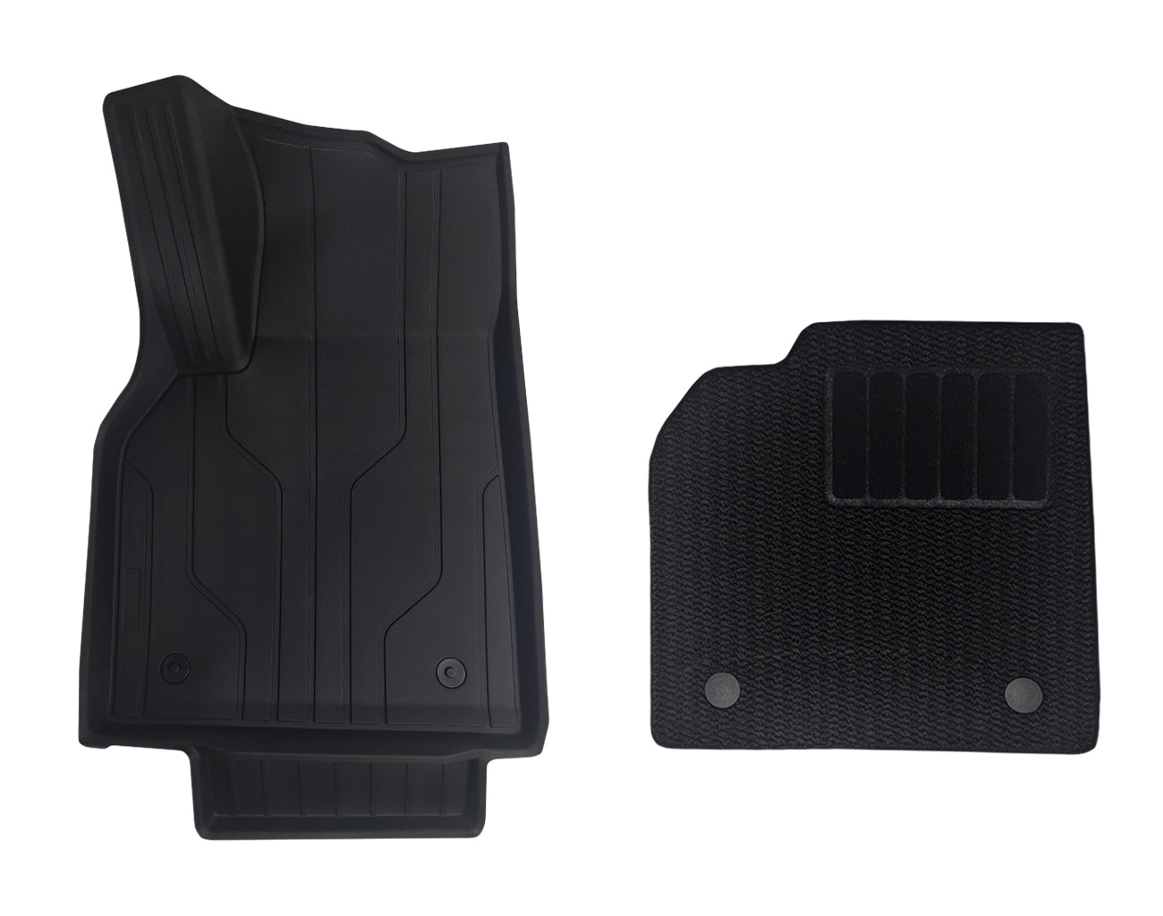 2025 TESLA Model Y Juniper Waterproof TPE Odorless Cargo Liners Floor Double Layer Mats - 1 SET (10PCS)