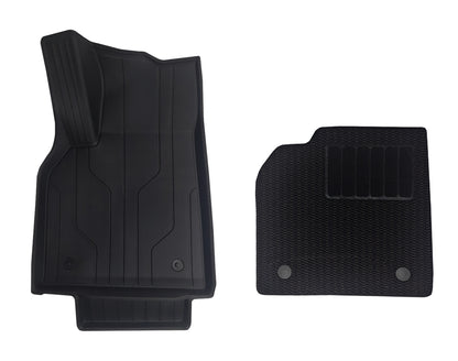 2025 TESLA Model Y Juniper Waterproof TPE Odorless Cargo Liners Floor Double Layer Mats - 1 SET (10PCS)