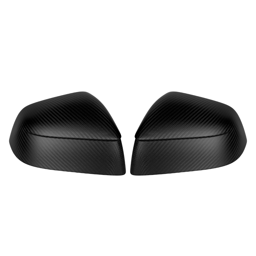 HALOBLK Carbon Fiber Side Mirror Caps for Tesla 2025-2026 Model Y Juniper - 1 SET (2PCS)