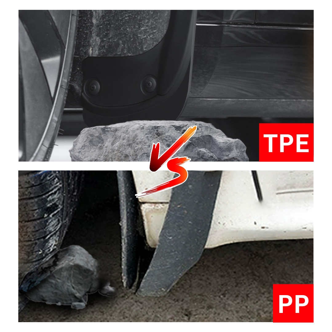 TESLA 2024-2026 Model 3 Highland Soft TPE Front and Rear Fender Mud Flaps - 1 SET (4PCS)