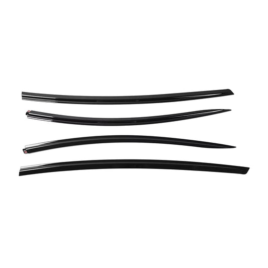 TESLA 2025 Model Y Juniper ABS Adhesive Window Rain Visor - Glossy Black