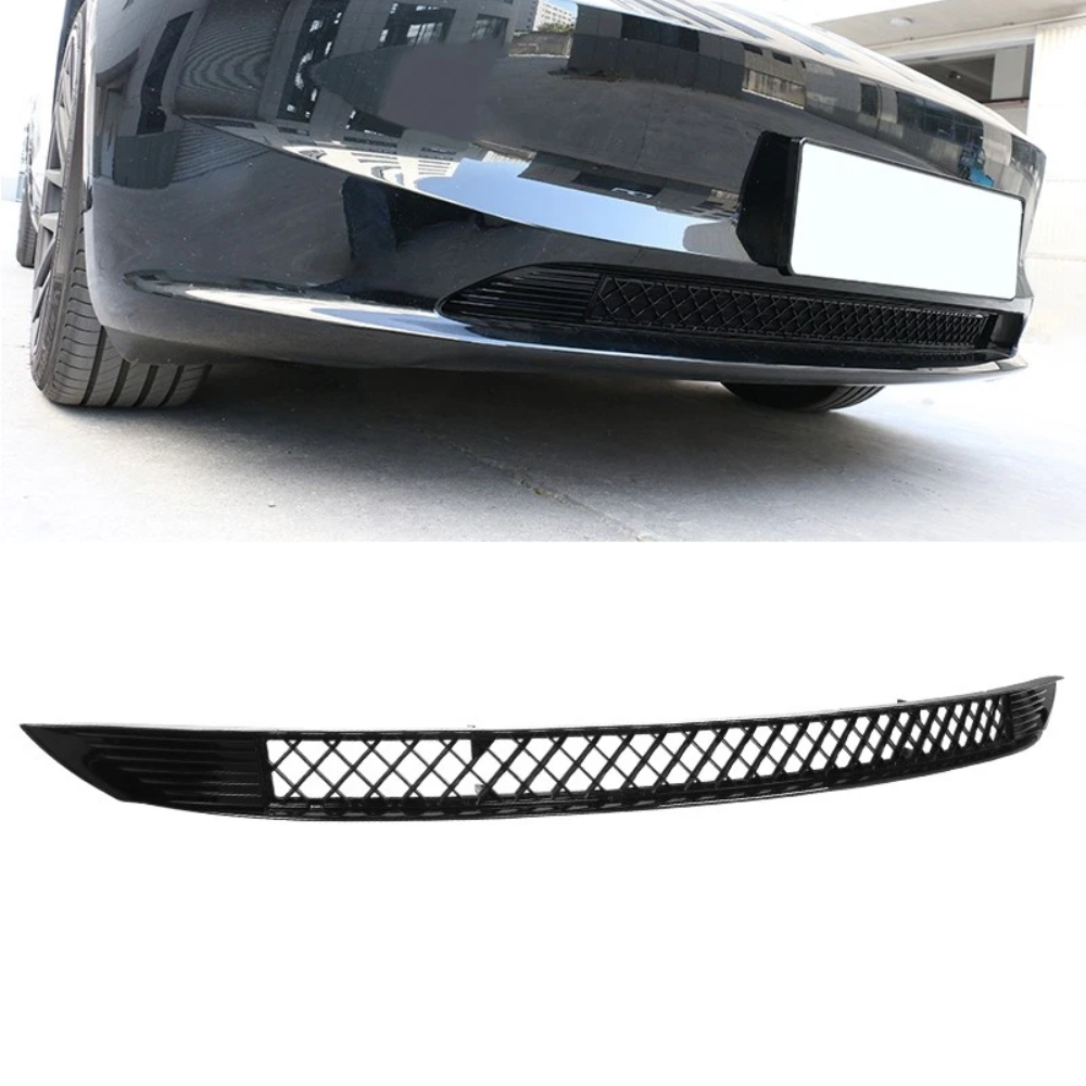 TESLA 2024-2025 Model 3 Highland ABS Detachable Air Inlet Anti Insect Mesh Grille - Matte Black