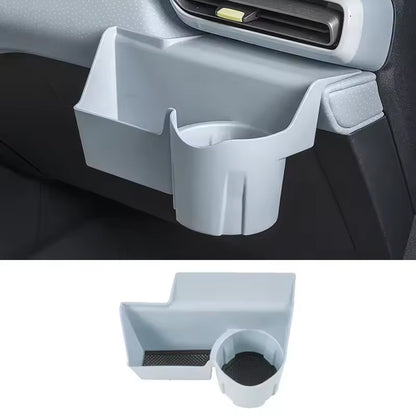 BYD Seagull Car Passenger Scratch Resistant Non-Slip Water Cup Organizer - Light blue
