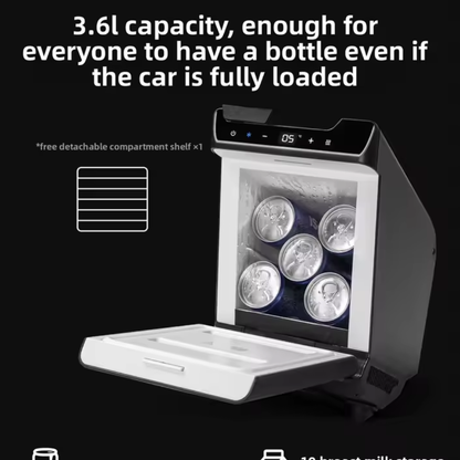 TESLA 2025 Model Y Juniper Portable Rear Seat 3.6L Mini Fridge Storage