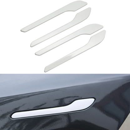 CIIYAA TESLA Model Y | Model 3 | Model YL ABS Adhesive PureDeco Outside Door Handle Sticker - 1 SET (4PCS)