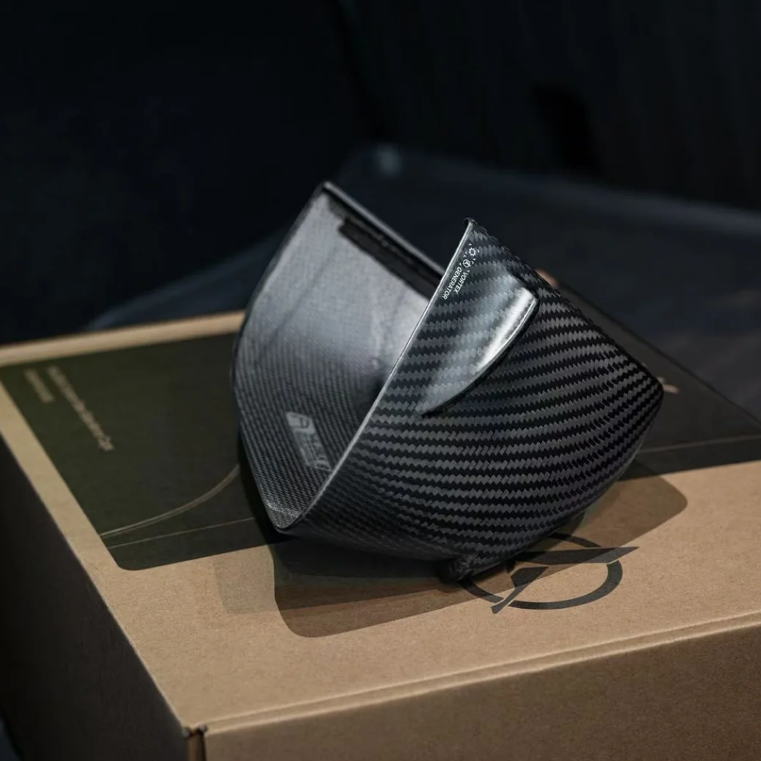 HALOBLK Carbon Fiber Side Mirror Caps for Tesla 2025-2026 Model Y Juniper - 1 SET (2PCS)