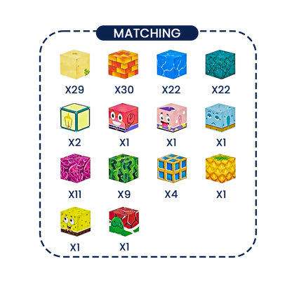 Magnetic Building Blocks Educational Puzzle Toy Underwater Theme