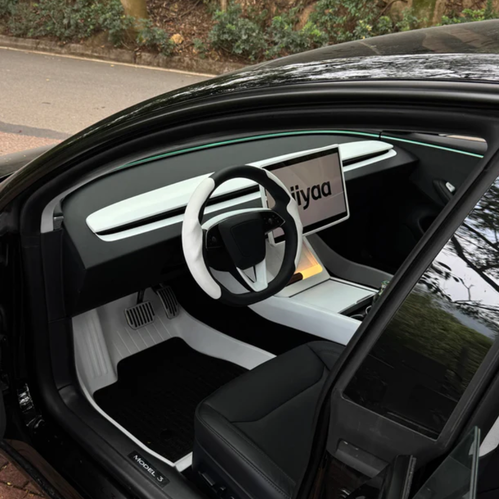 CIIYAA TESLA Model Y | Model 3 | Model YL PureDeco Dashboard Cover - Matte White