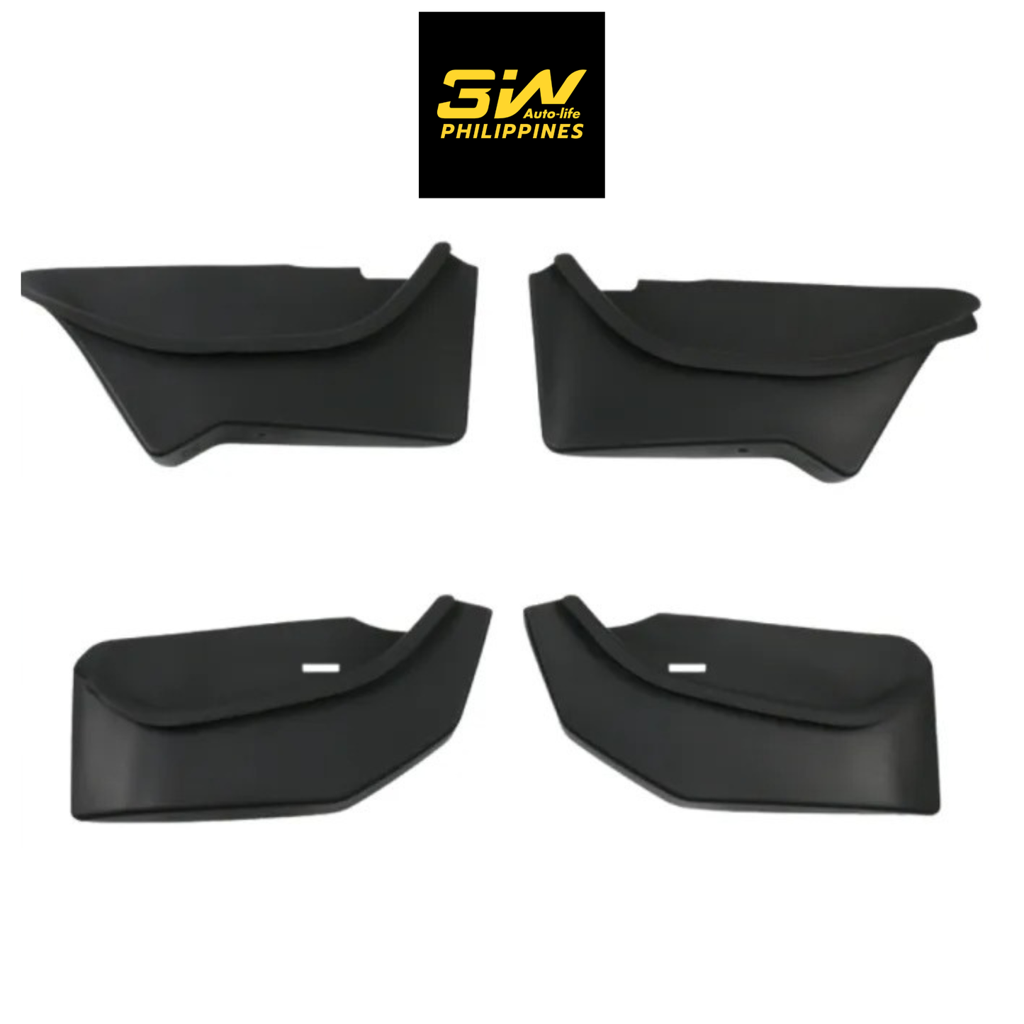 3W Tesla 2025-2026 Model Y Juniper Car Interior Front and Rear Full Door Protection and Organizer - 1 SET (4PCS)