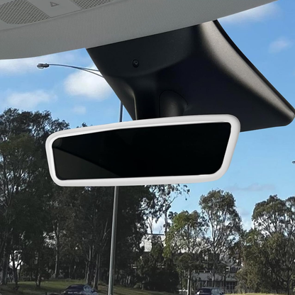 TESLA Model Y| Model 3| Model YL Silicone Cover for Rearview Mirror Frame Protector - White