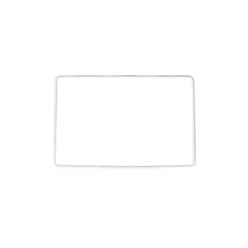 TESLA Model Y | Model 3 | Model YL Juniper Silicone Navigation Screen Frame Edge Protector - White