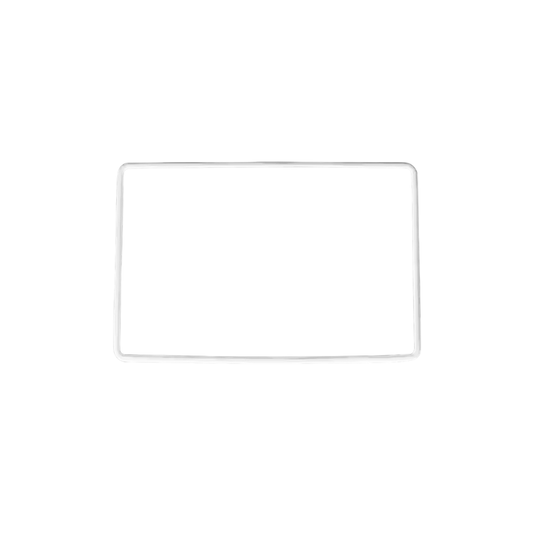 TESLA Model Y | Model 3 | Model YL Juniper Silicone Navigation Screen Frame Edge Protector - White