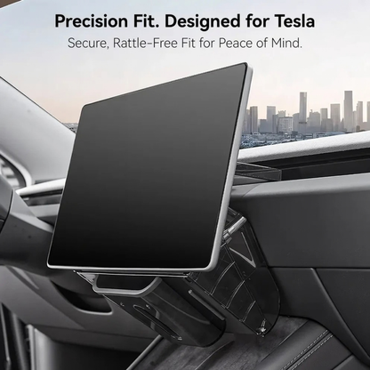 3W TESLA Model Y | Model YL | Model 3 Magnetic Under Screen Stand and Storage (Black/White)