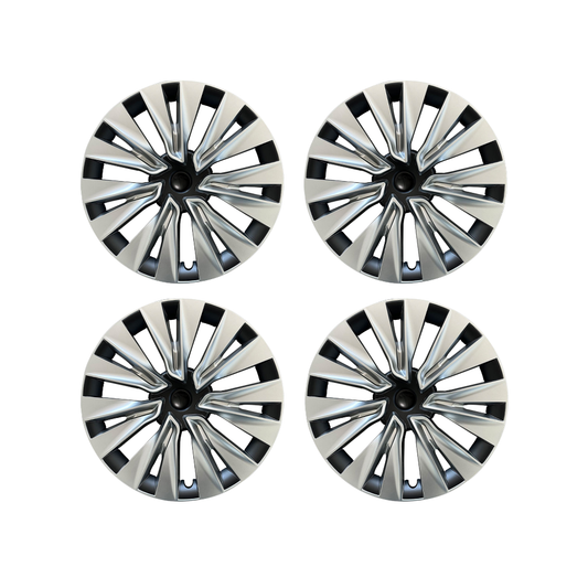 TESLA 2019-2024 Model Y ABS 19" Wheel Cover Spiral Style Hubcaps - 1 SET (4PCS)