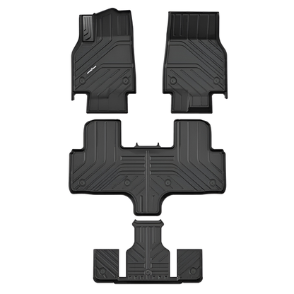 TESLA 2026 MODEL YL All-Weather Double Layer Injected Molded TPE Odorless Cargo Liners Floormats - 1 SET (9PCS)