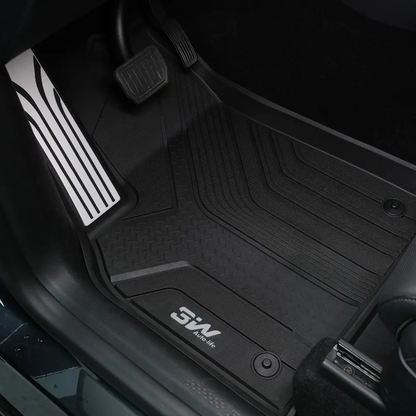 3W TESLA 2026 MODEL YL All-Weather Double Layer Injected Molded TPE Odorless Cargo Liners Floormats - 1 SET (11PCS)