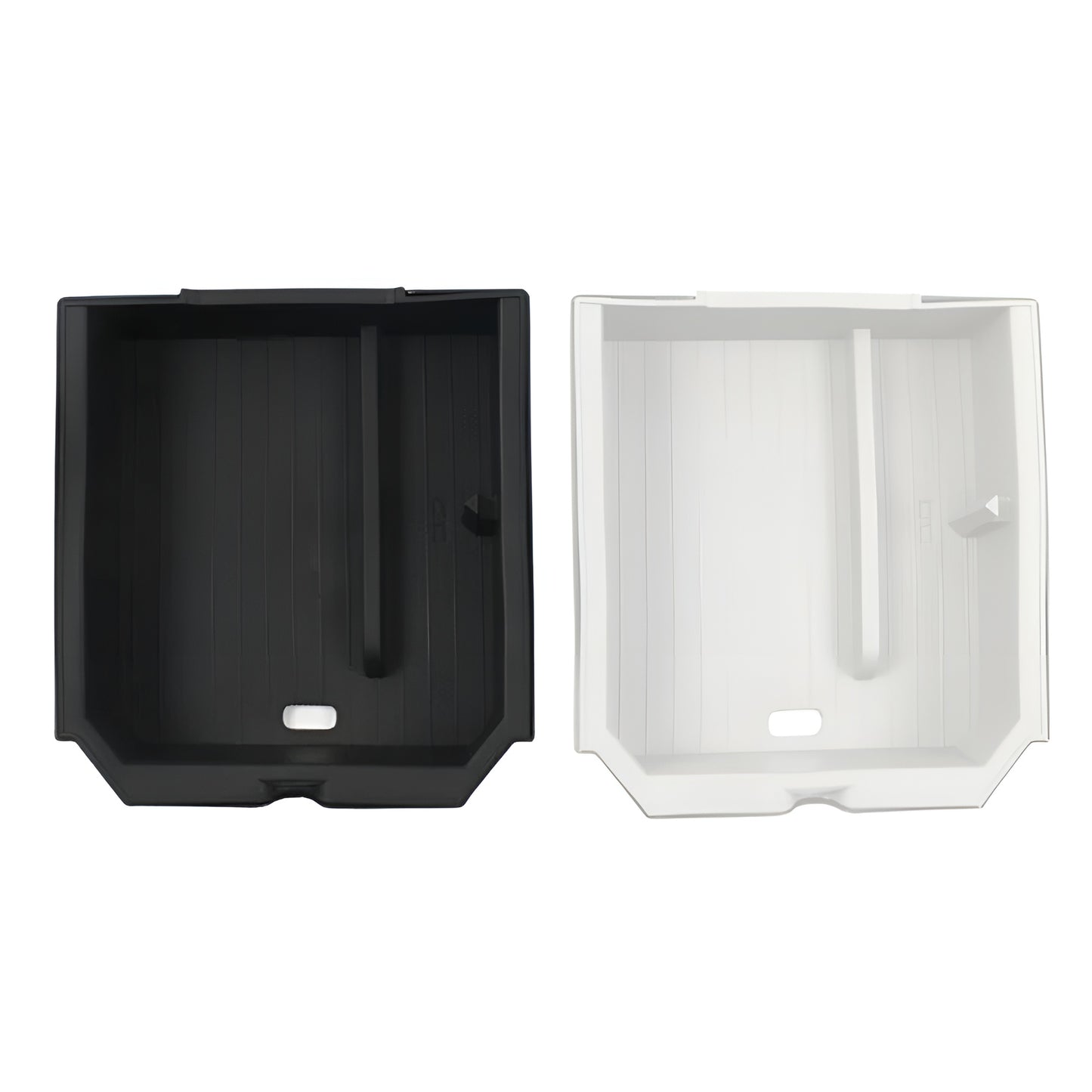 TESLA 2025/2026 Model Y| Model 3| Model YL Double Layer Center Console Sunglasses Storage Box - White