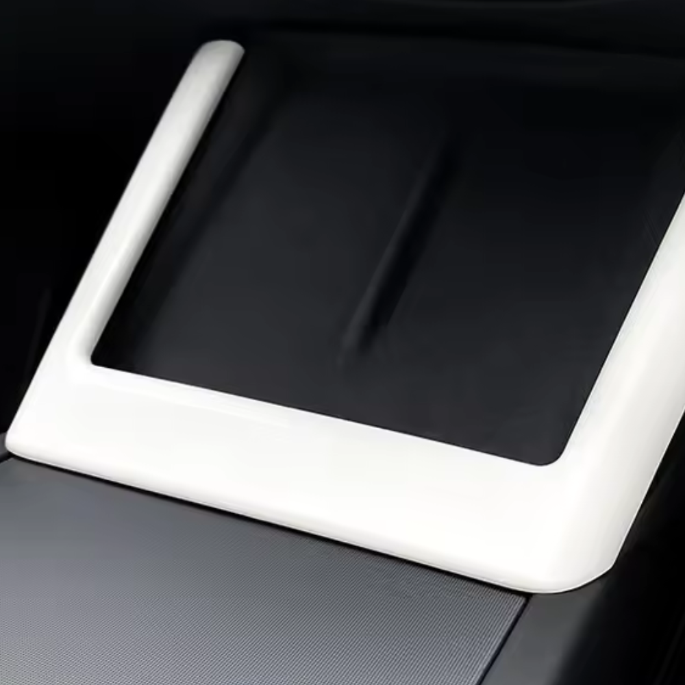 TESLA 2025-2026 Model Y | Model 3 | Model YL ABS Wireless Charging Panel Frame - White