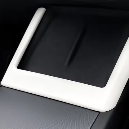 TESLA 2025-2026 Model Y | Model 3 | Model YL ABS Wireless Charging Panel Frame - White