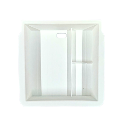 TESLA 2025/2026 Model Y| Model 3| Model YL Double Layer Center Armrest Sunglasses Storage Box - White