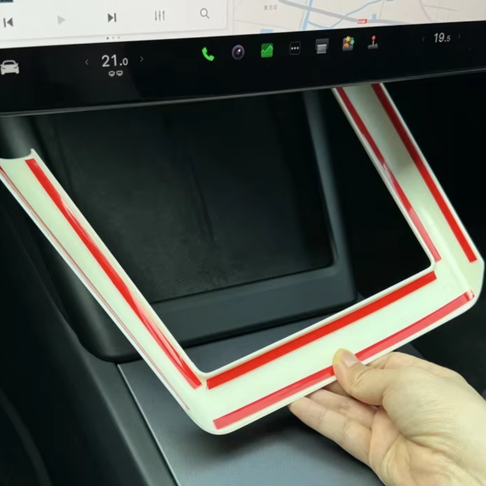 TESLA 2025-2026 Model Y | Model 3 | Model YL ABS Wireless Charging Panel Frame - White
