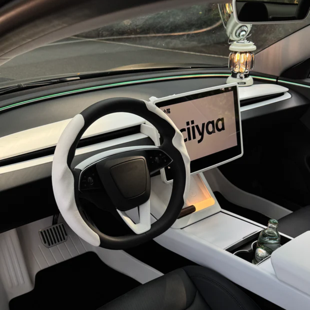 CIIYAA TESLA Model Y | Model 3 | Model YL PureDeco Dashboard Cover - Matte White