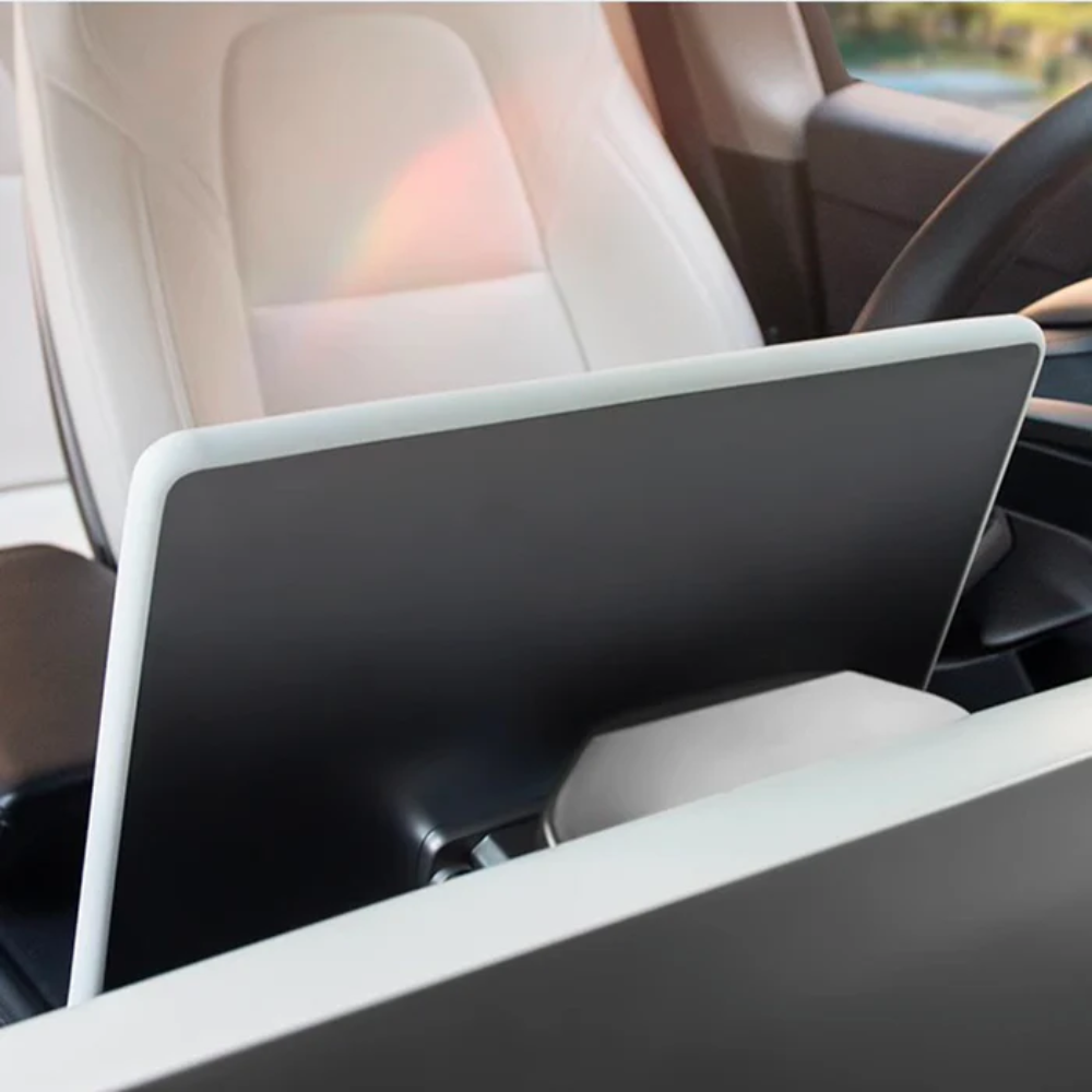 TESLA Model Y | Model 3 | Model YL Juniper Silicone Navigation Screen Frame Edge Protector - White
