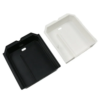 TESLA 2025/2026 Model Y| Model 3| Model YL Double Layer Center Console Sunglasses Storage Box - White