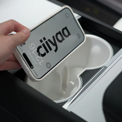 CIIYAA TESLA Model Y Juniper and TESLA Model 3 Soft Silicone Center Console Cup Holder