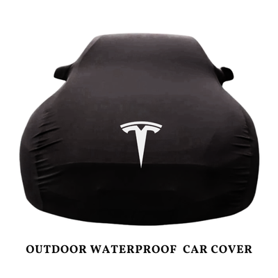 TESLA 2025|2026 Model Y Juniper Indoor and Outdoor Car Cover with Bag - Black (Outdoor)