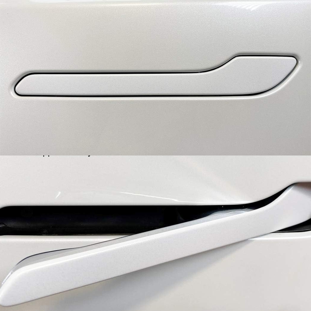 CIIYAA TESLA Model Y | Model 3 | Model YL ABS Adhesive PureDeco Outside Door Handle Sticker - 1 SET (4PCS)