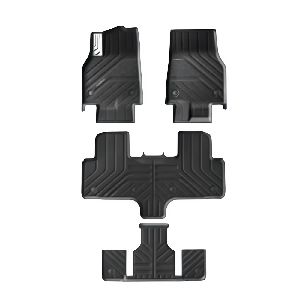 TESLA 2026 MODEL YL All-Weather Single Layer Injected Molded TPE Odorless Cargo Liners Floor Mats - 1 SET (9PCS)