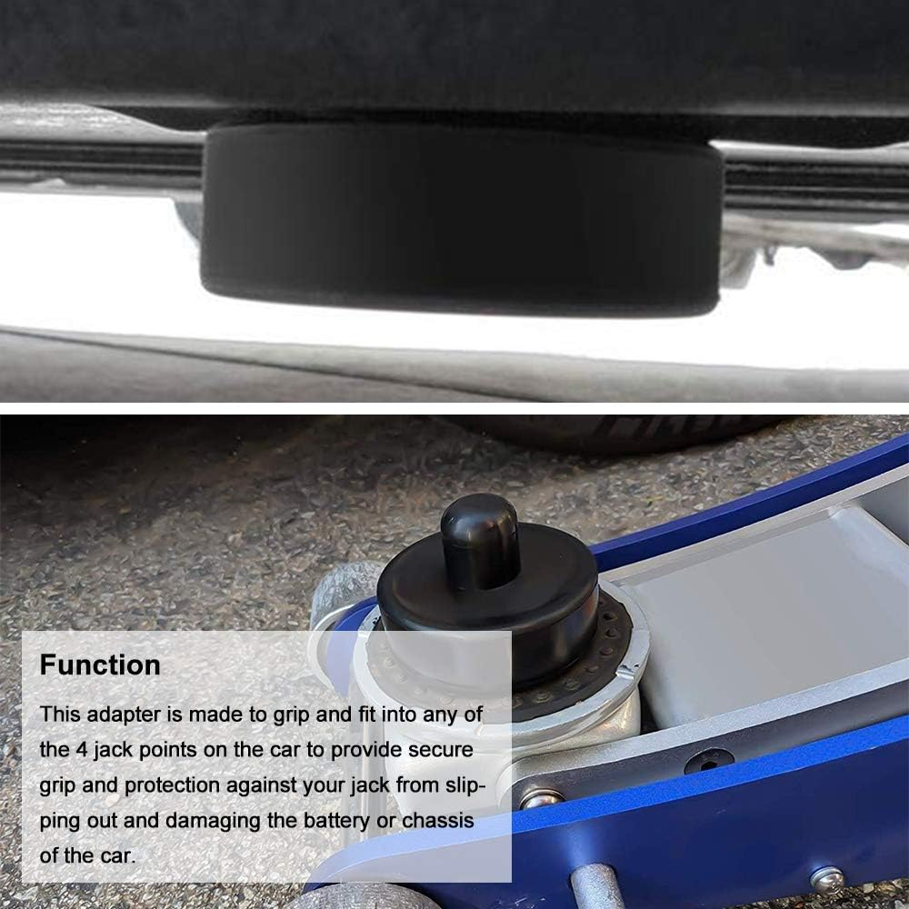 TESLA Model Y | Model YL | Model 3 Jack Lifting Rubber Pad Adapter with Storage Bag - 1 SET (4PCS)