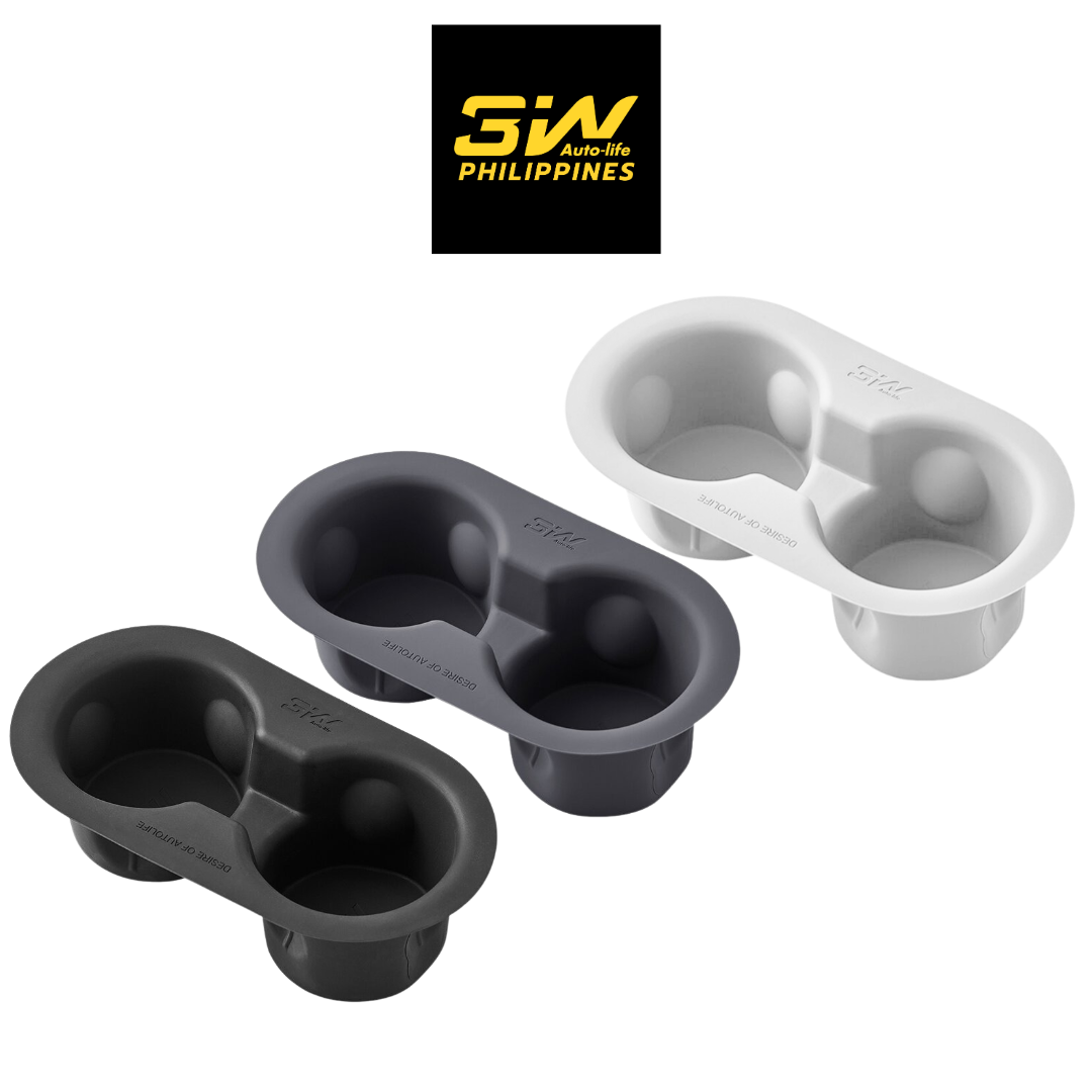 3W TESLA Model Y Juniper Silicone Rear Seat Cup Holder