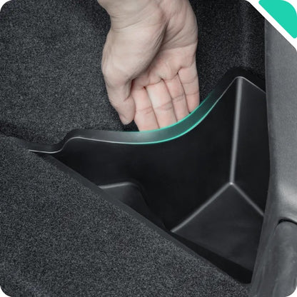 HALOBLK Tesla 2024-2026 Model 3 Highland Rear Trunk Side Storage Organizer - 1 SET (2PCS)