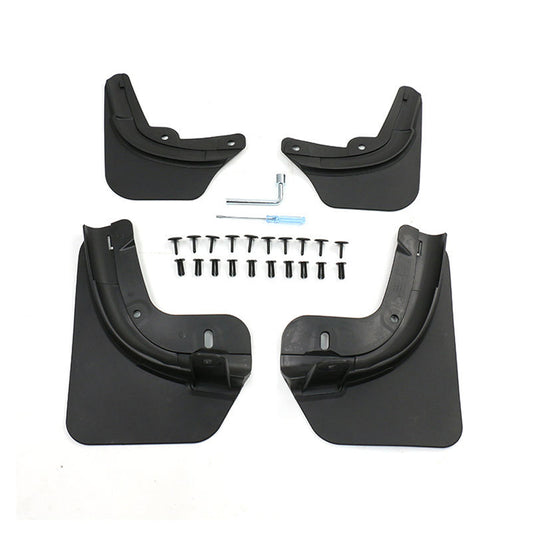 TESLA 2025 Model Y Juniper PP+TPE Front and Rear Fender Splash Guard - 1SET(4PCS.)
