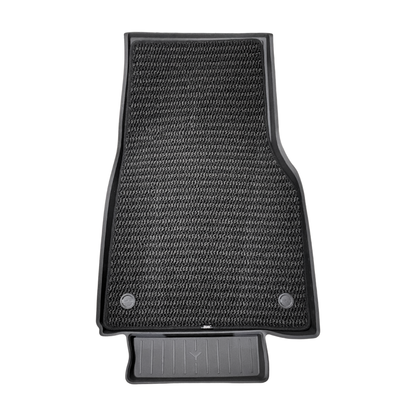 3W TESLA 2025-2026 MODEL Y Juniper All-Weather Double Layer Injected Molded TPE Odorless Cargo Liners Floormats - 1 SET (9 PCS)