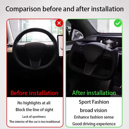Tesla 2025 Model Y Juniper Yoke Steering Wheel